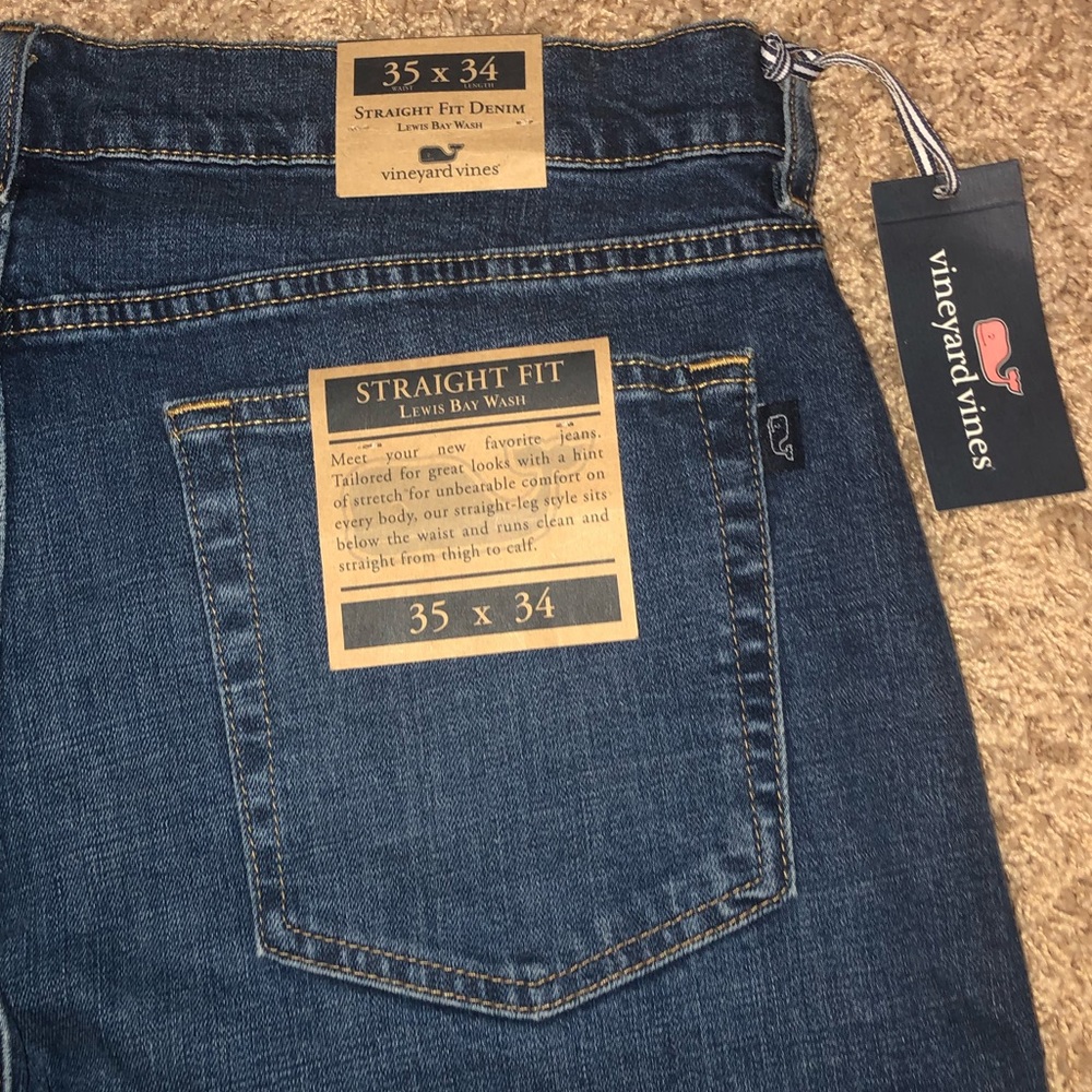 Men’s Vineyard Vines Denim Jeans NWT 35x34